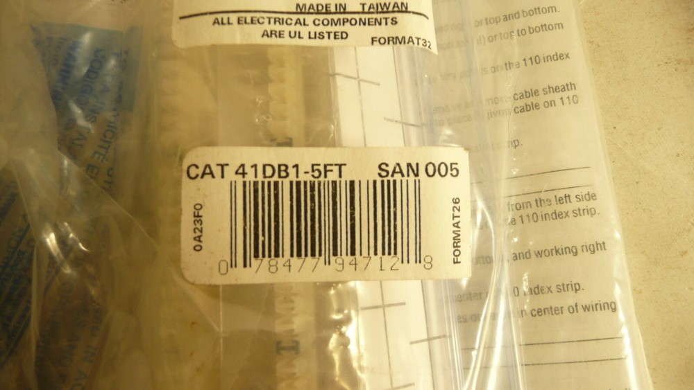 NEW GENUINE LEVITON 41DB1-5FT SAN005 KIT