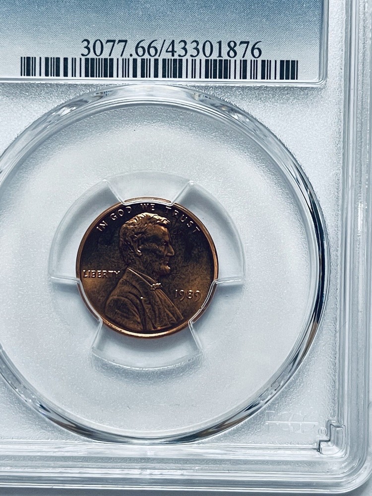 1989 Lincoln Memorial Reverse Cent PCGS MS66RD