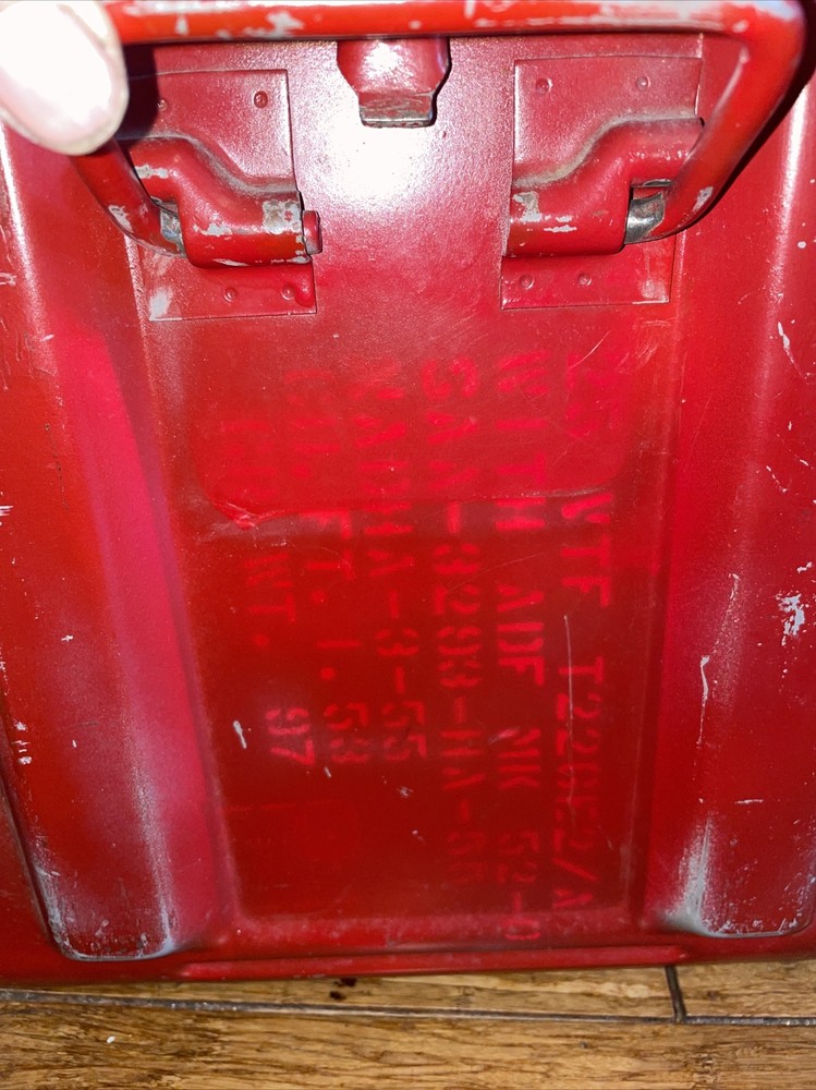 Vintage 1950's  AMMO COMPONENT BOX METAL MK2 MOD 0