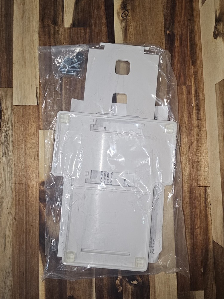 Aiphone MCW-S/B Desk Mount Adjustable Stand White Finish Assembly Set Kit