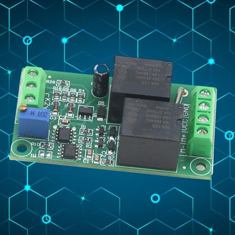 Reversible DC24V Motor Driver Control Board with Adjustable 0.2A-10AOutput