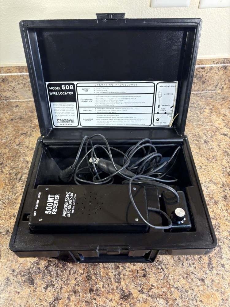 Progressive Electronics Compact Cable Locator Model 508, working!