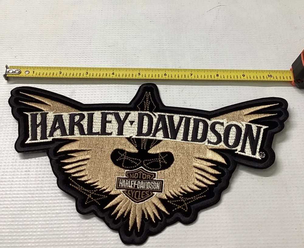 Harley Davidson Jacket Patch Emblem 6” x 10”