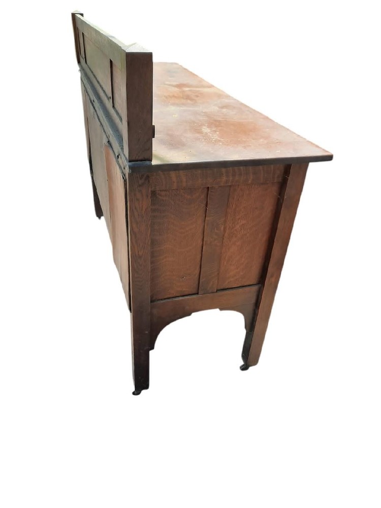 Stickley 20th Century Quaint Brothers Buffet Sideboard with Brass Draw-Pulls