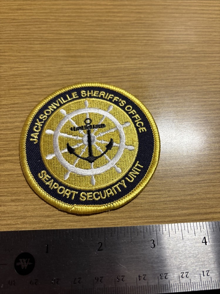 Jacksonville Sheriff Florida Seaport Security Unit Patch