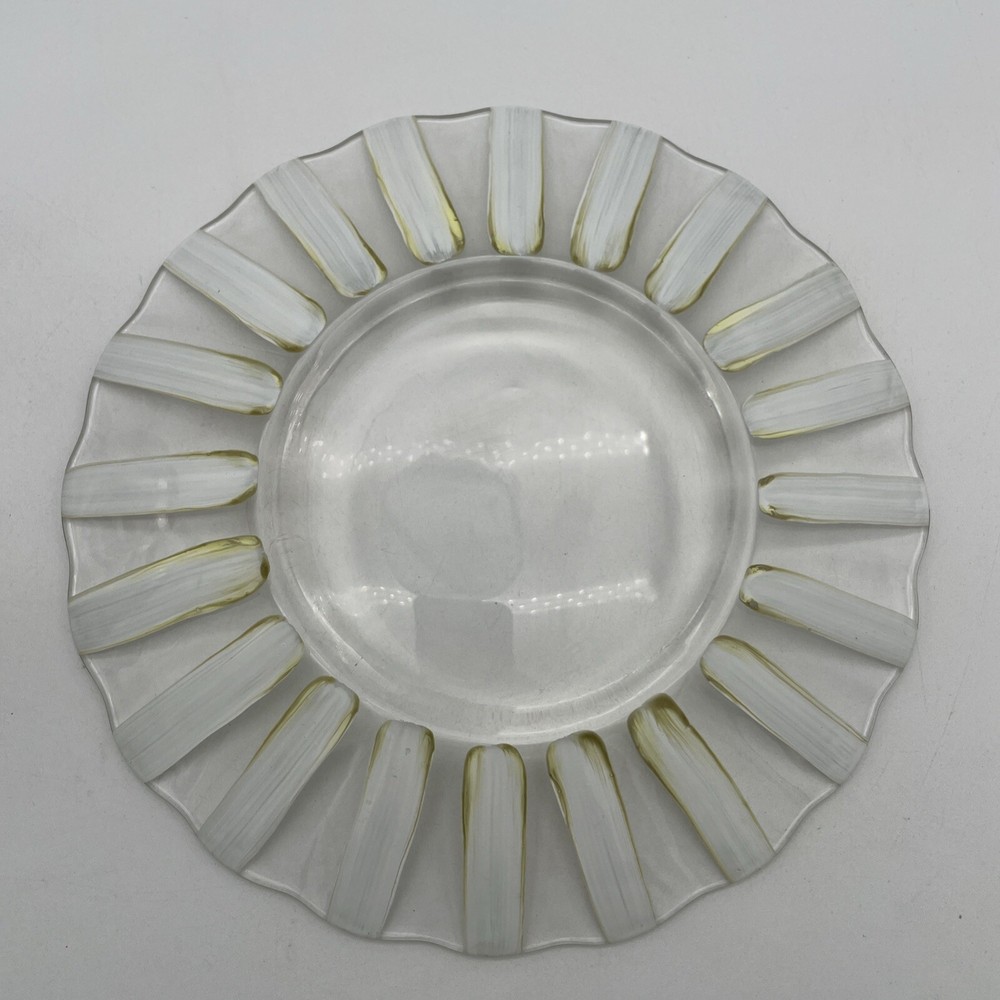 Vintage Hydrangea Cake Plate with Lid