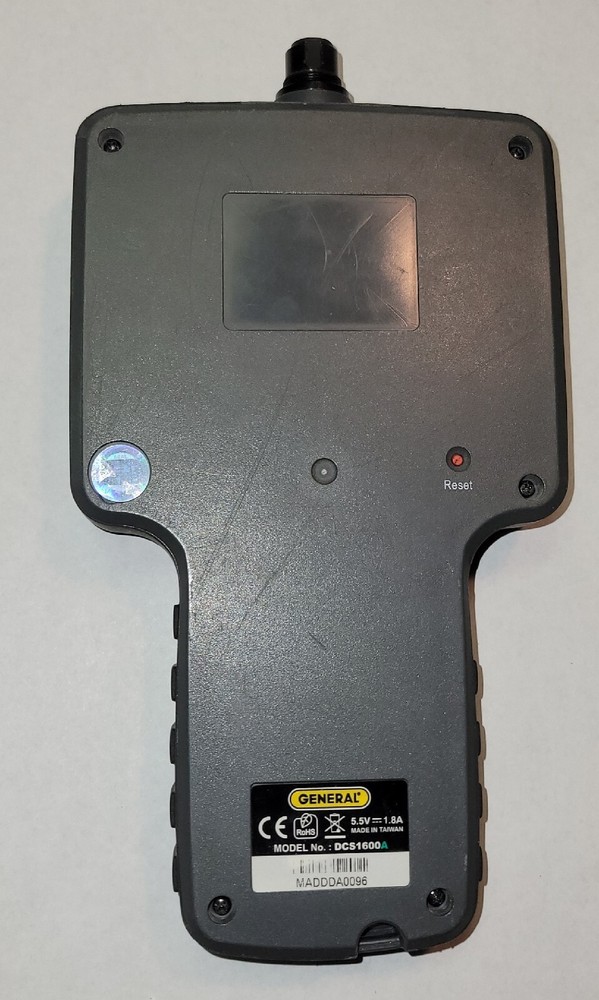 General DCS1600A high performance Record Video Borescope System As-Is For Parts