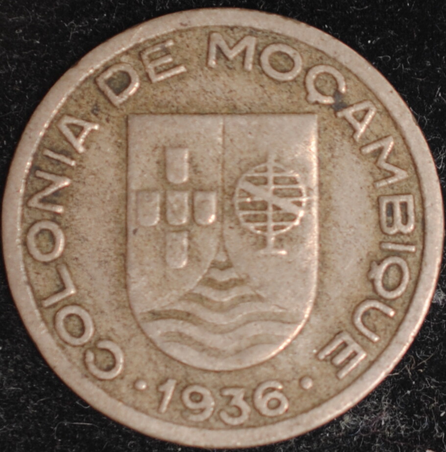 1936 Mozambique 50 Centavos VF