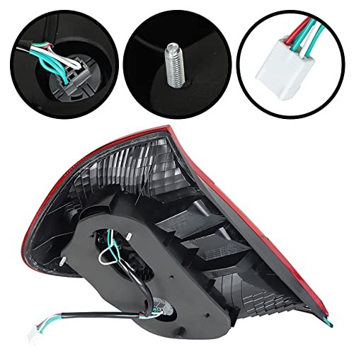 Tail Light Rear Lamp Passenger Side Replacement for Camry 2002-2004