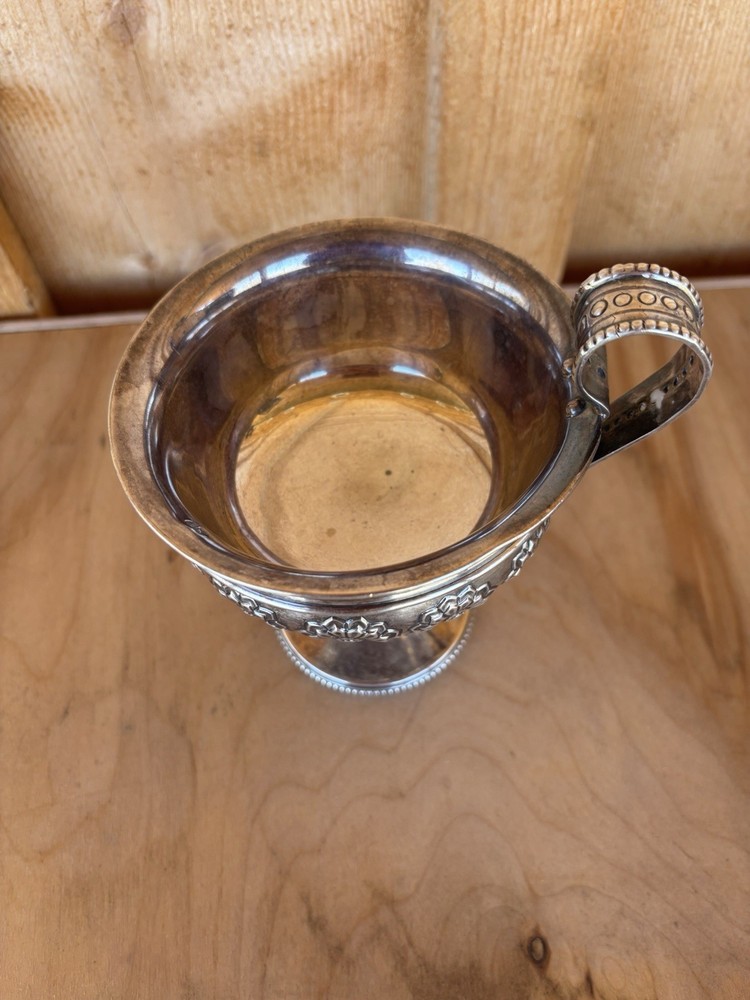 Large Sterling Silver Drinking Cup England