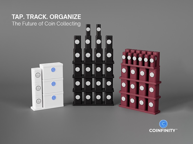 Coinfinity 17.5 mm Stacker –2 Pack | Modular Magnetic Storage Micro & Fractional
