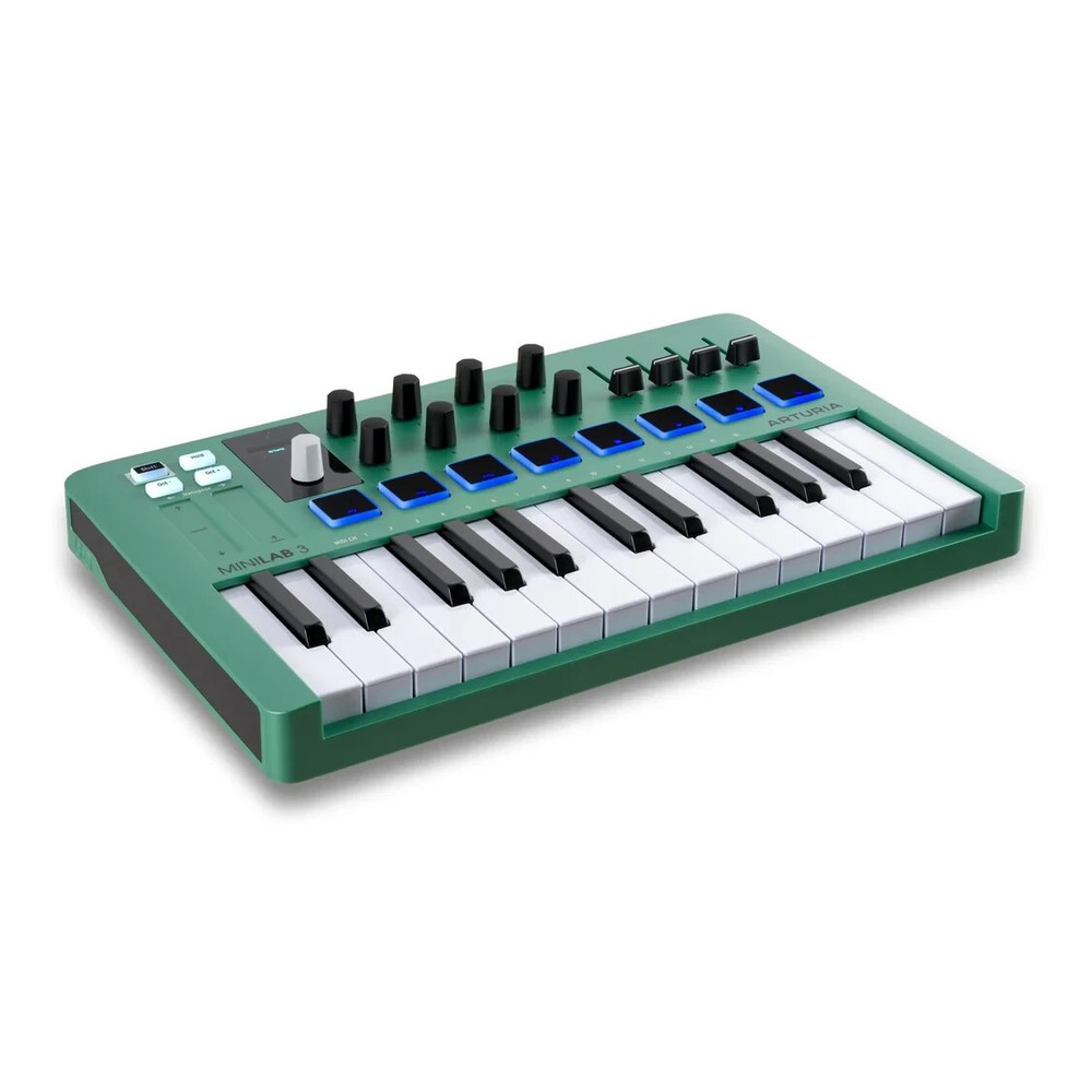 Arturia MiniLab 3 MIDI Keyboard/Pad Controller, Mint