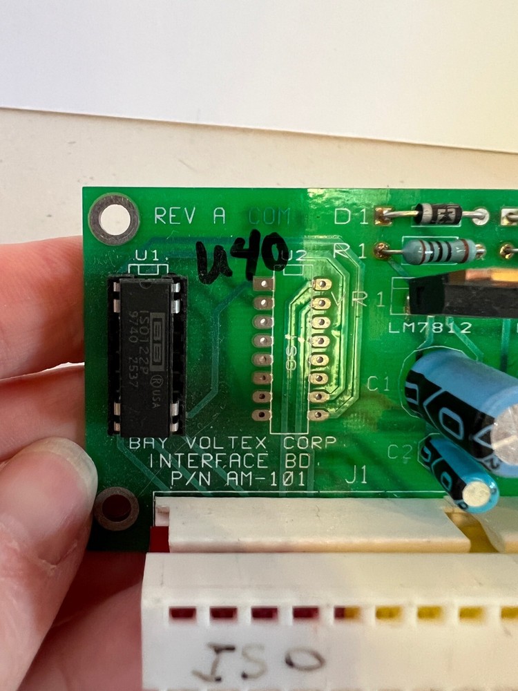 Bay Voltex Chiller AM-101 Circuit Interface Board Rev A PCB Semiconductor Spare