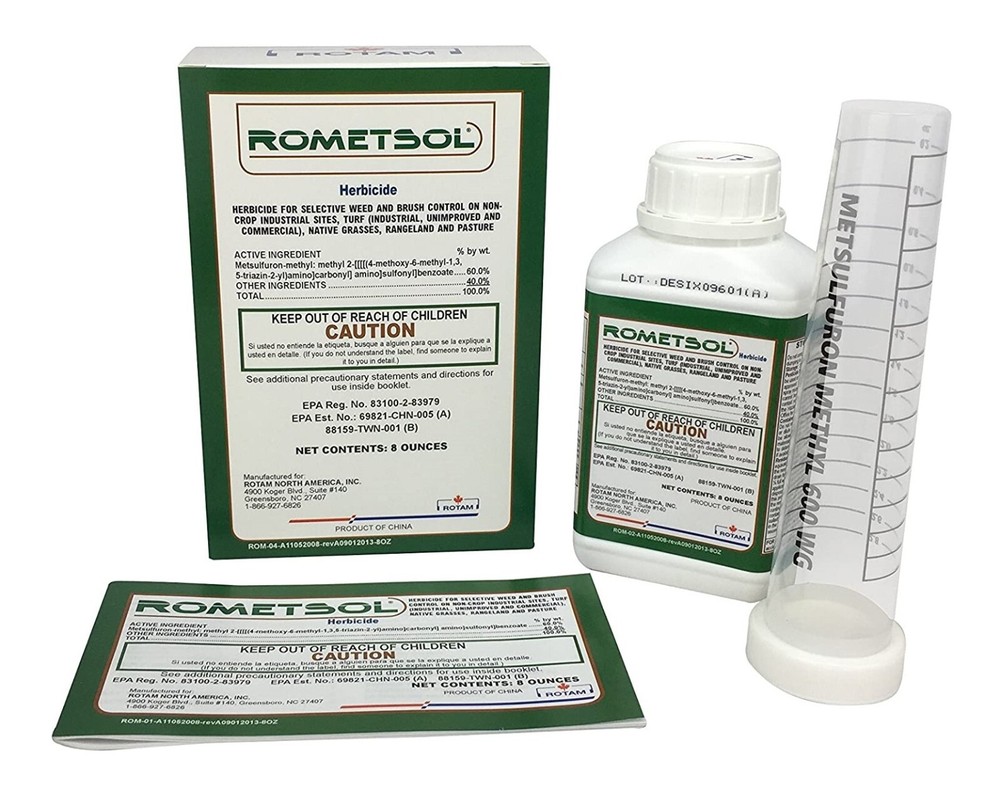 Prime Source Rometsol Post-Emergent Herbicide Weed Brush Control 8 oz
