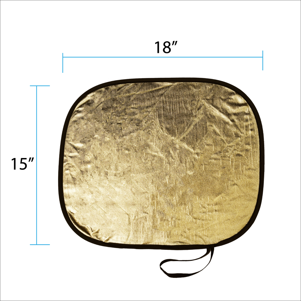 [2 PACK] Gold/Whte + Silver/White Light Reflector Panel for Photography, Studio