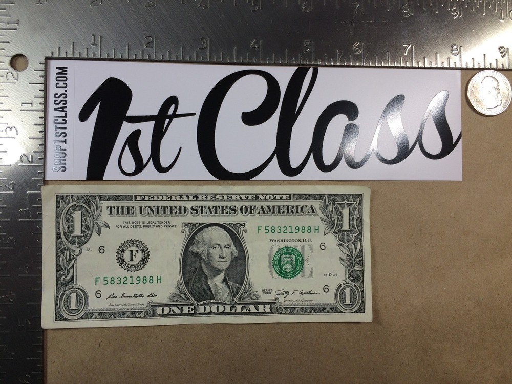 1stClass Living Sticker Brooklyn 1st Class