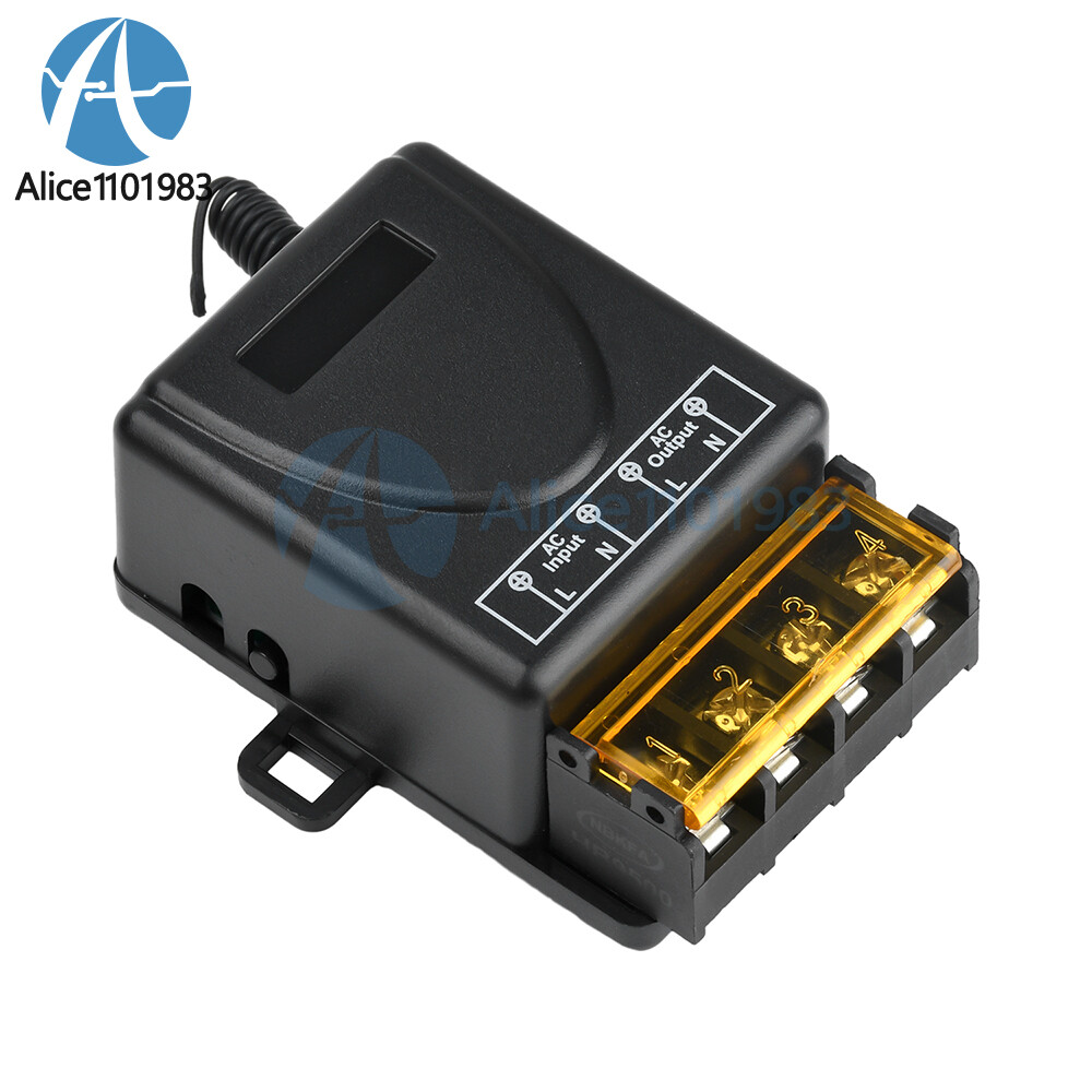 AC85-250V Wireless Remote Control Light Switch Transmitter For Water Pump Lamp
