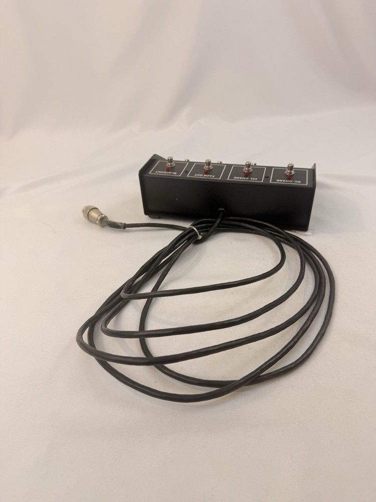 ETA Model 1235 Scene Footswitch Lighting Controller 4 Scene Chase Not Tested