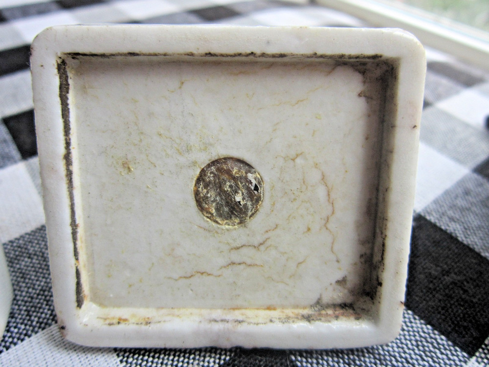 8 Apothecary DRAWER PULLS Knobs porcelain Label Under Glass Pharmacy Cabinet