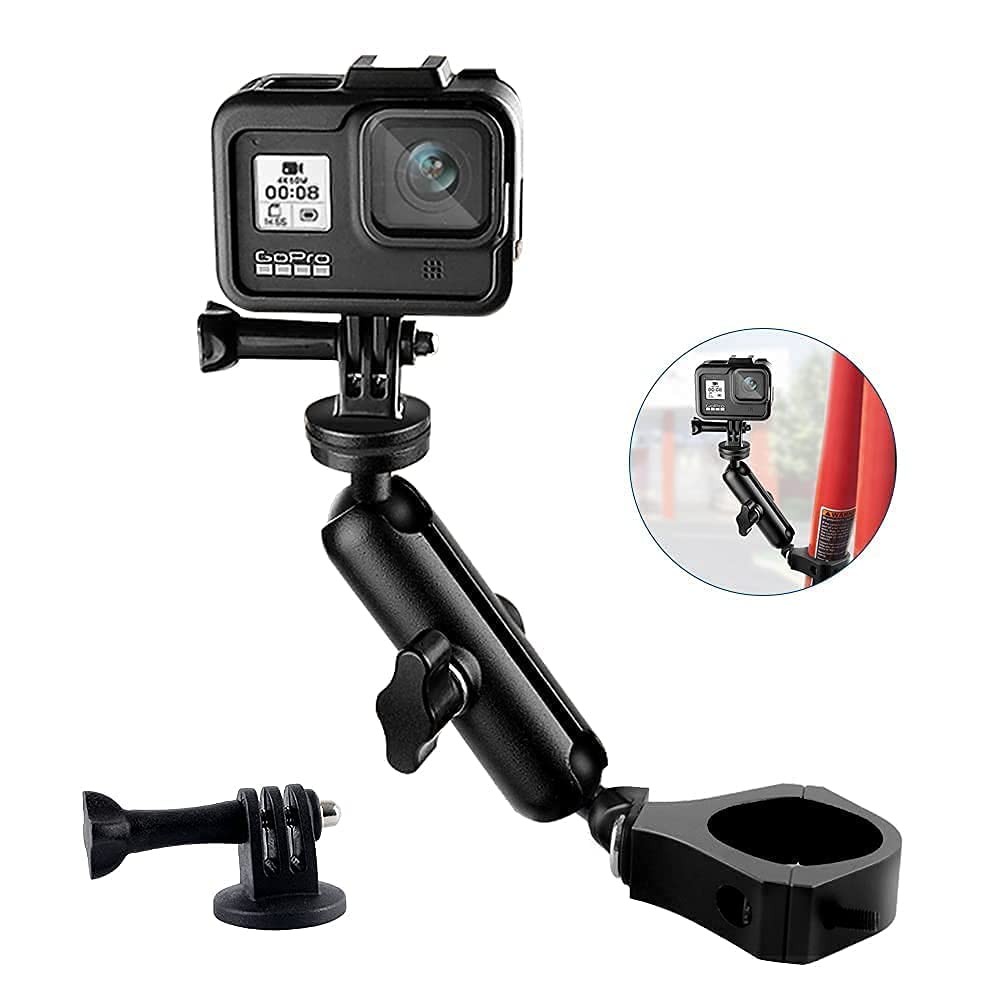 UTV ATV 360° Camera Mount Holder for 1.75"-2" Roll Bar | GoPro Accessory