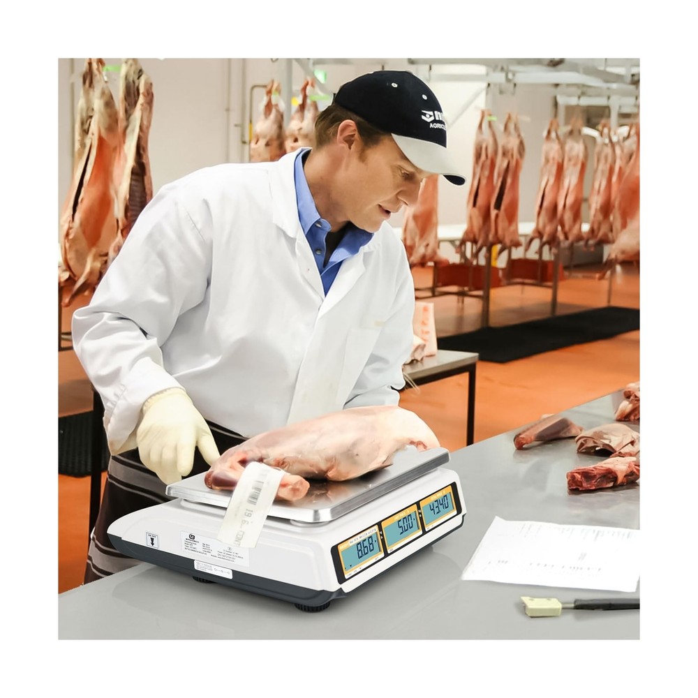 BROMECH NTEP Certified Scale Price Computing, 60lb Capacity, 0.01lb Readabili...