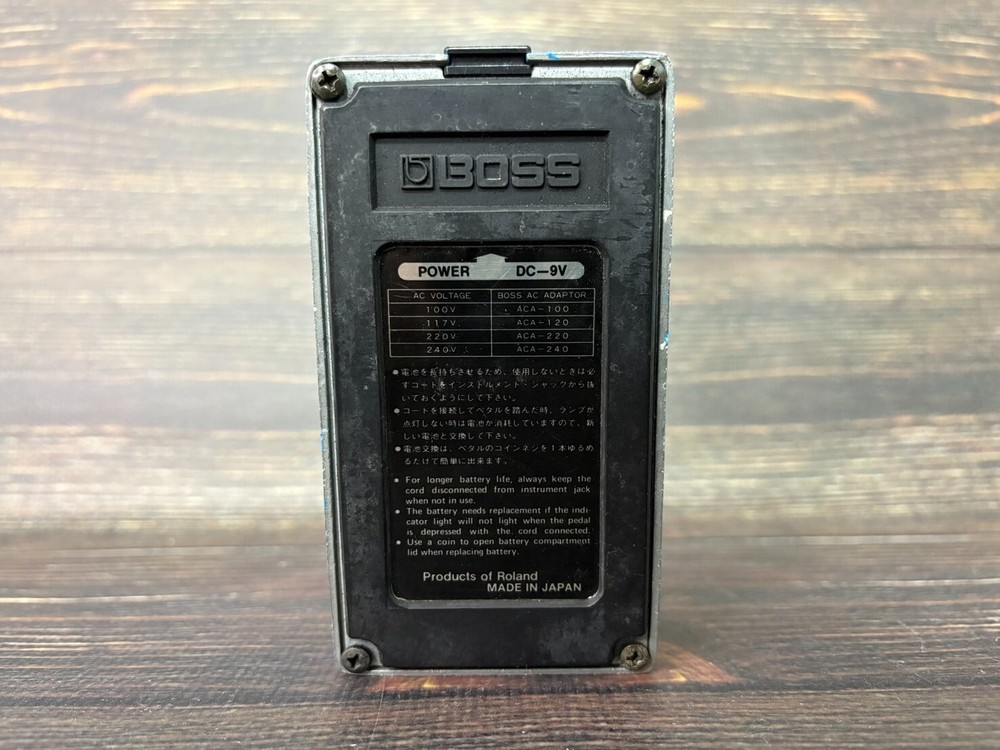 BOSS CS-1 Compression Sustainer Tested Made in Japan