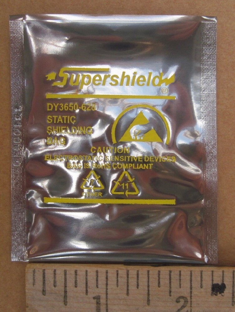800 2x3" Open-Top Dou Yee Static Shield Bags