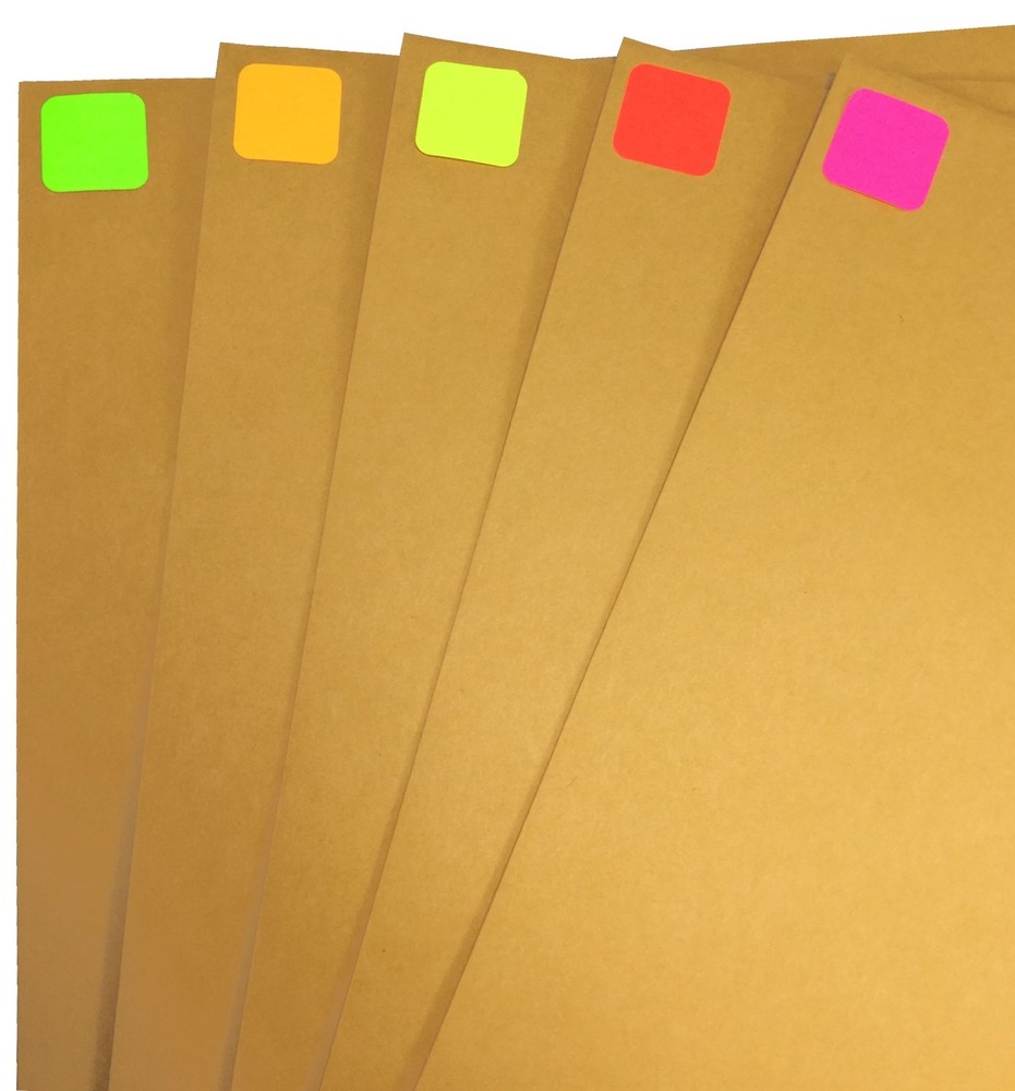 3/4" Square Fluorescent Five Pack