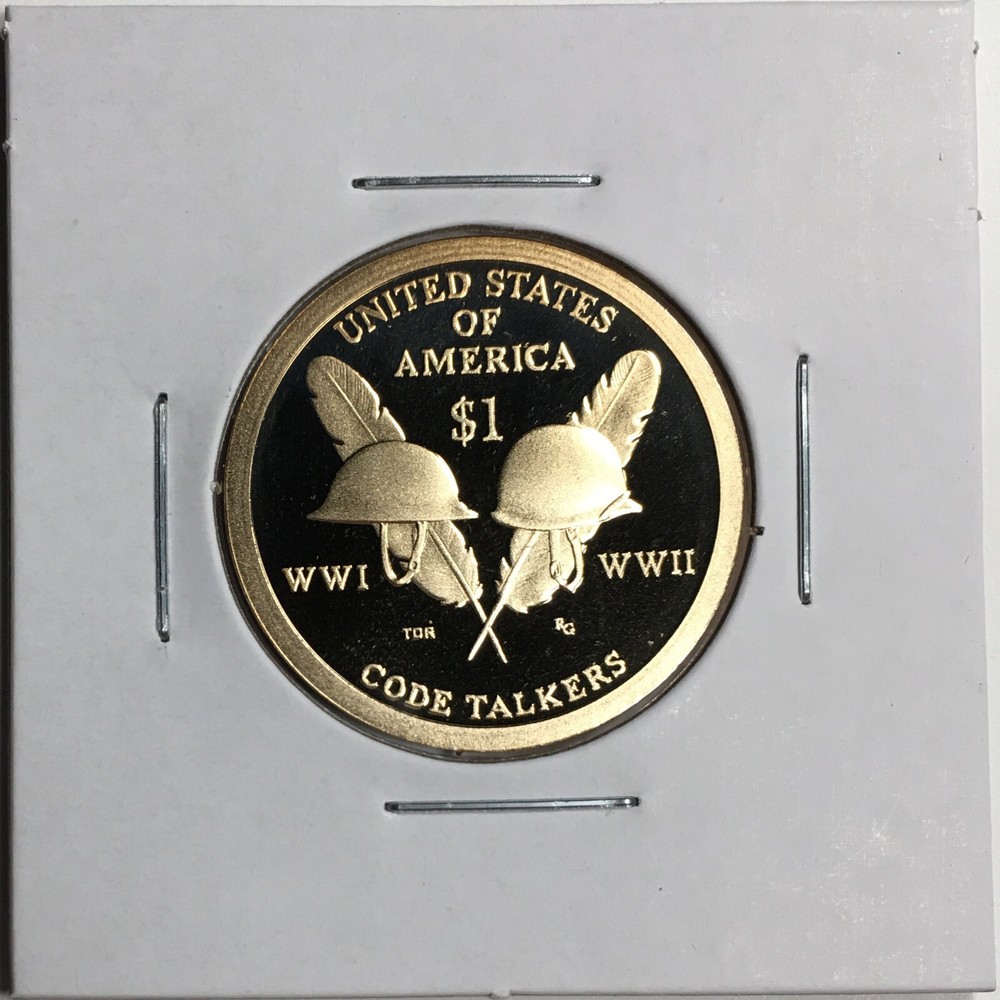 2016-S Proof Native American Dollar - Code Talkers - (UNC) KM#618 - NA16S