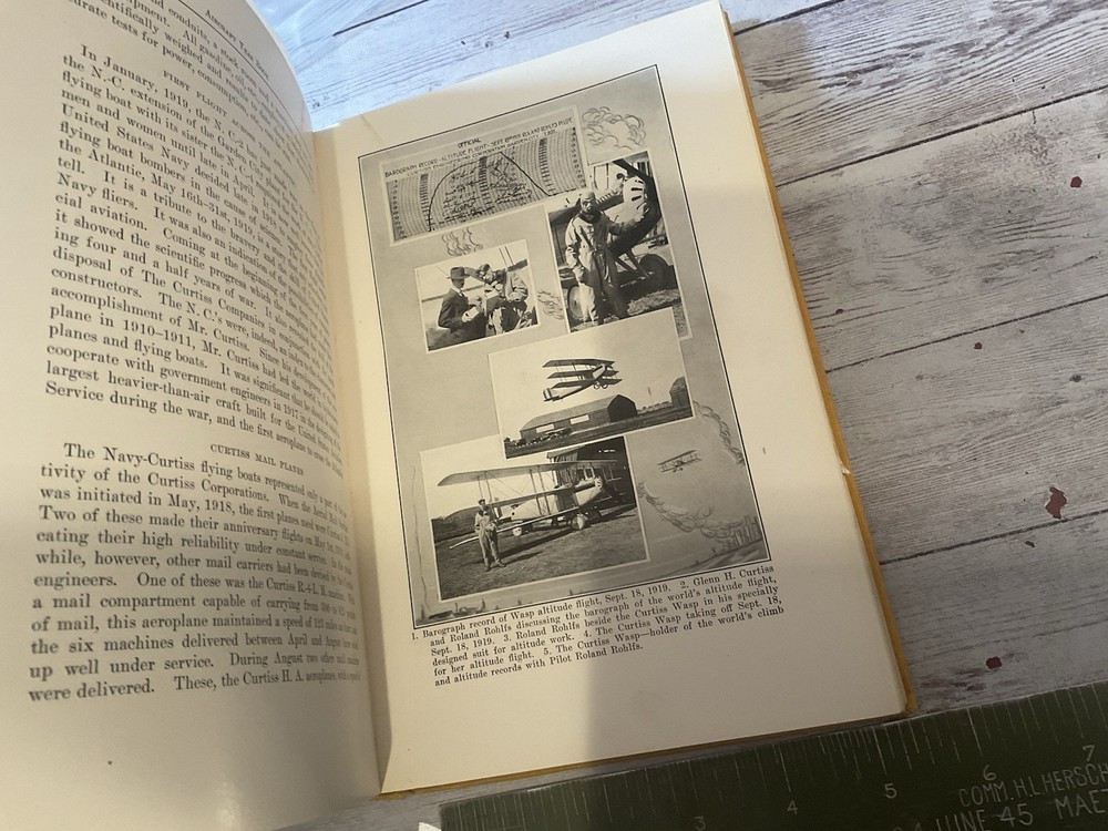ORIGINAL 1920 AIRCRAFT YEARBOOK