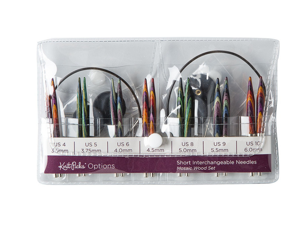 ₭nit P͛icks Mosaic Short Interchangeable Needle Set – Multi-Size Circular Needle