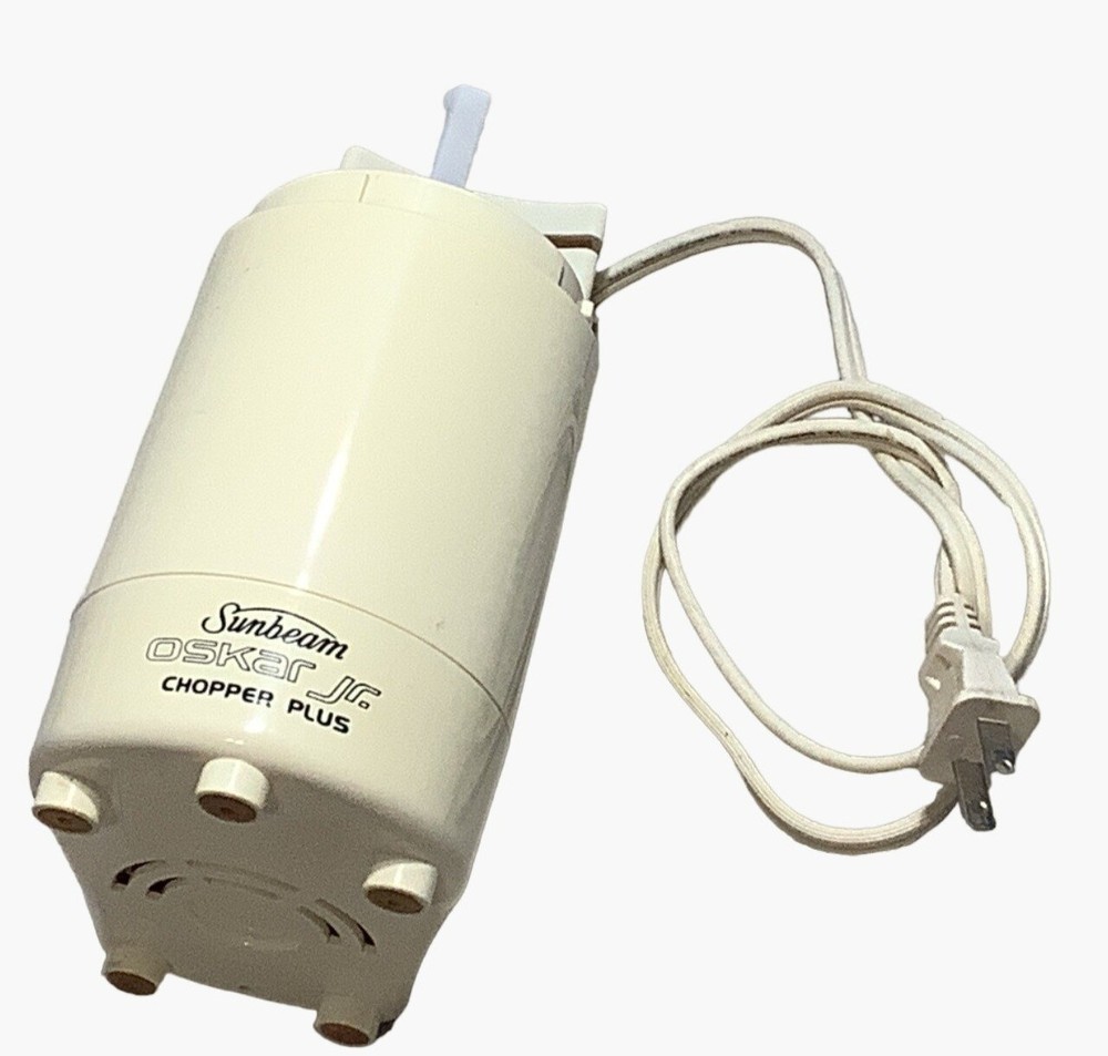 Sunbeam Oskar Jr. Chopper Plus Food Processor BASE ONLY Model 14131Tested Works