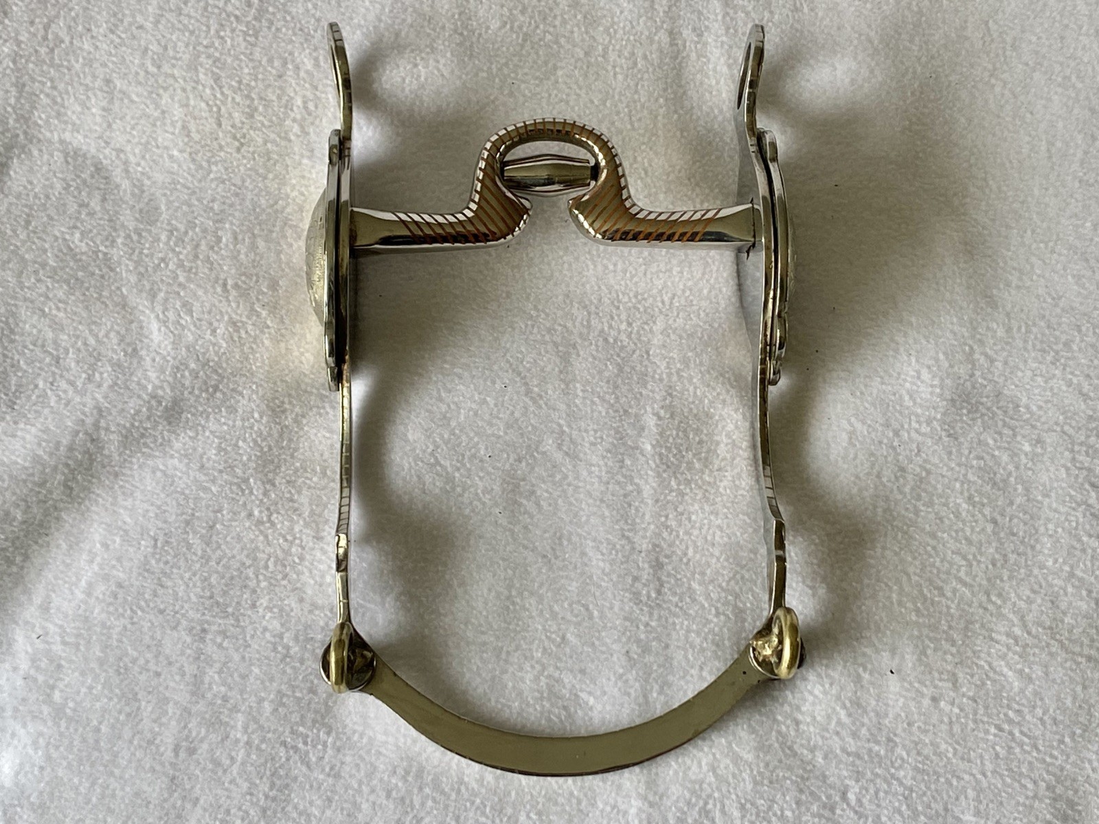 Gorgeous Vintage Silver BILLY ROYAL Arabian Morgan Show Bit~5" Frog Roller Mouth