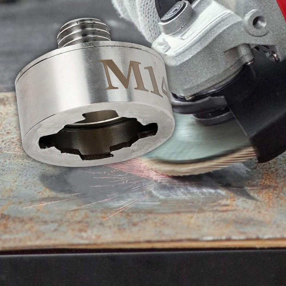 X Angle Grinder Lock Adapter, Grinder Adapter, M14 Thread for Drum Wheel,