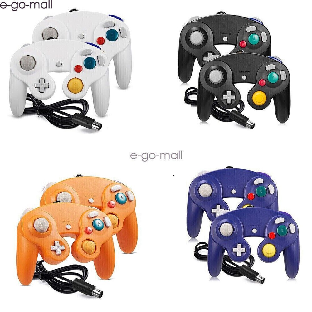 2 Pack Wired Gamecube Controller for Switch Wii U PC(need adapter) GameCube