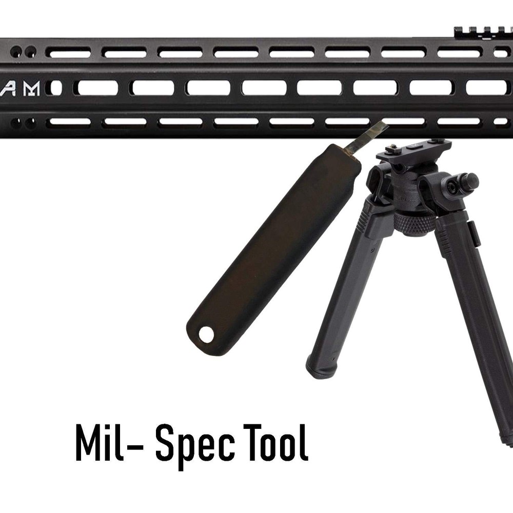 MIL-SPEC Tool Designed for -M-LOK- Compatible Accessories Easily seat & Black