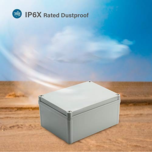 plus Plastic Junction Box, IP67 Dustproof&Waterproof DIY Box, Durable