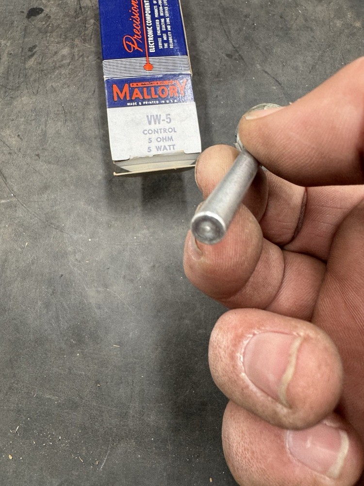 MALLORY VW5 CONTROL 5 OHM 5 WATT NOS