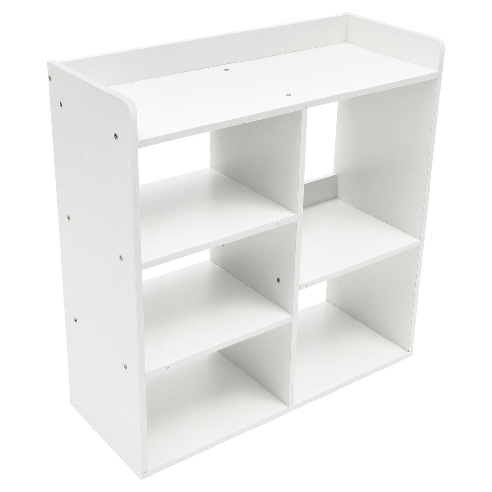 Warm White Filing Cabinet, Storage Shelf, Mobile Printer Stand