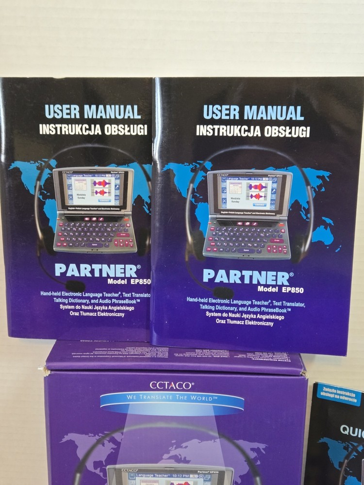 ECTACO Partner EP850 English Polish Translator Talking Dictionary & Language