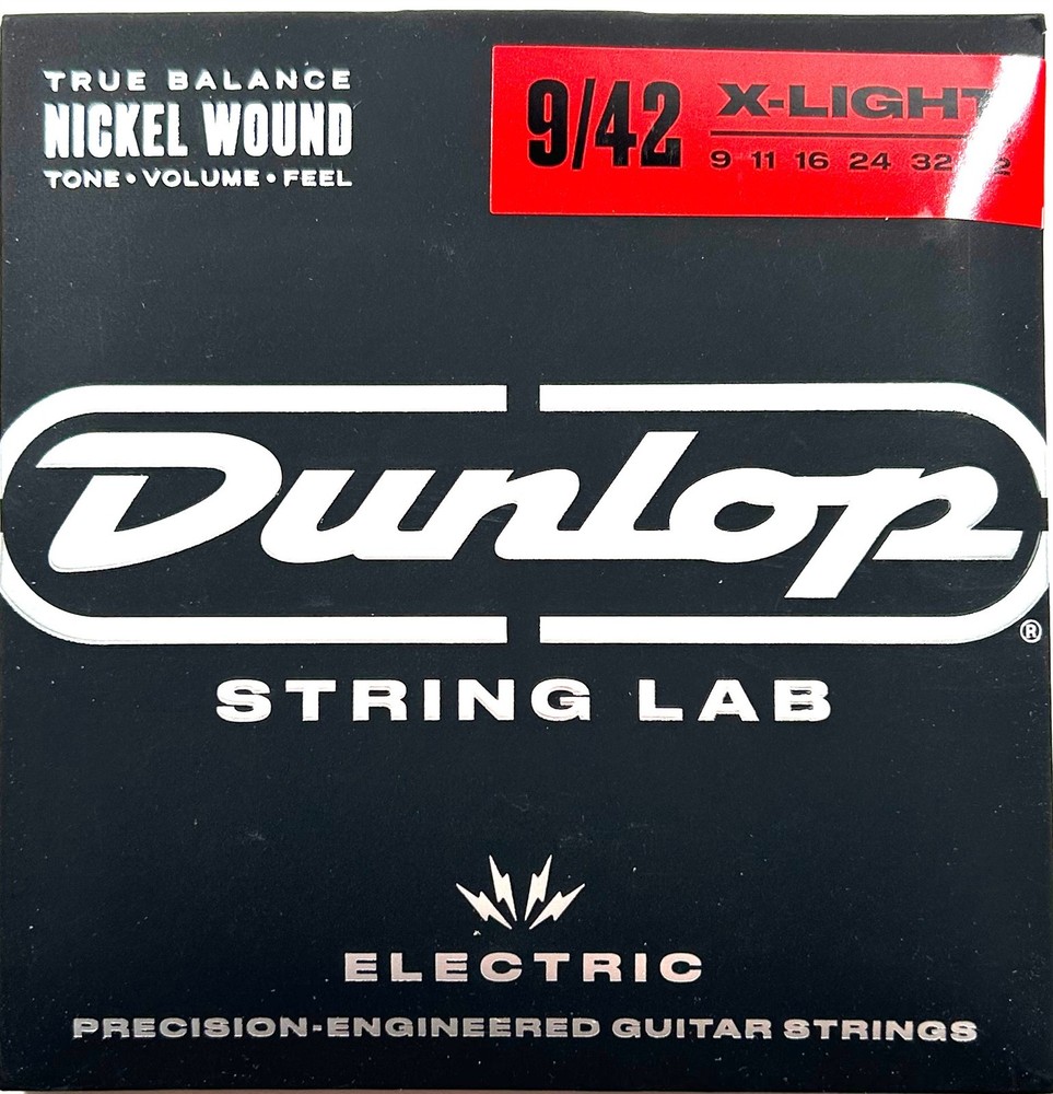 Dunlop Guitar Strings Electric Nickel Wound Light 09-42 String Lab