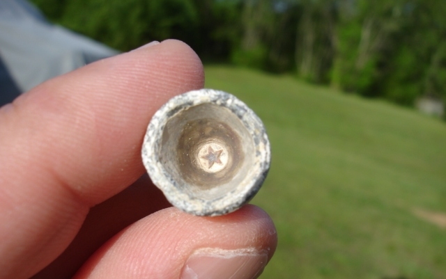 Rare Civil War Star Base Washington Arsenal Bullet Richmond, Virginia