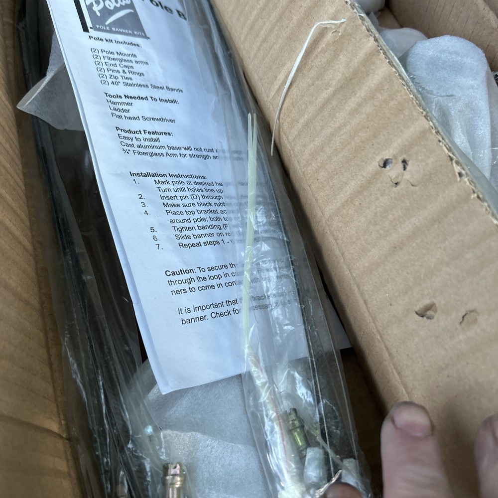 NEW POLIS POLE BANNER KIT PBKFB-24