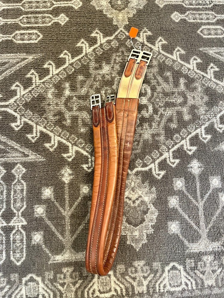 Professionals Choice Brown Leather Jumper Girth 52"