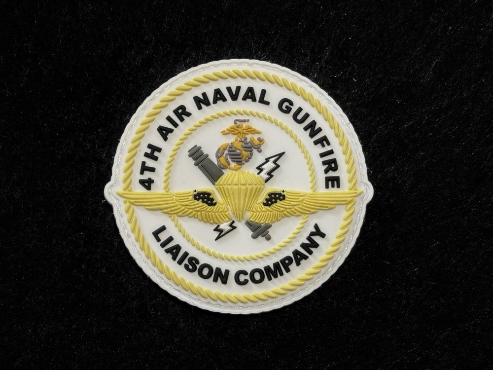 4th ANGLICO Full Color PVC Patch | Hook-and-Loop Morale Patch | USMC