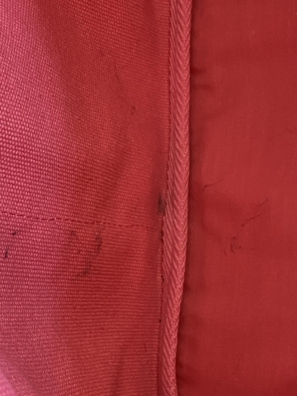 DISNEY Girls Minnie Canvas Beach Tote/bag Hot Pink 14” x 11” Pockets (Set of 2)