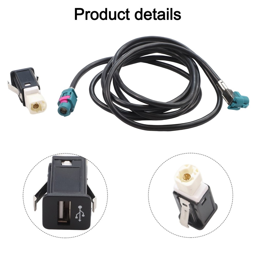 4 Pin USB Interface Cable for BMW Connects Easily to NBT and For EVO Models