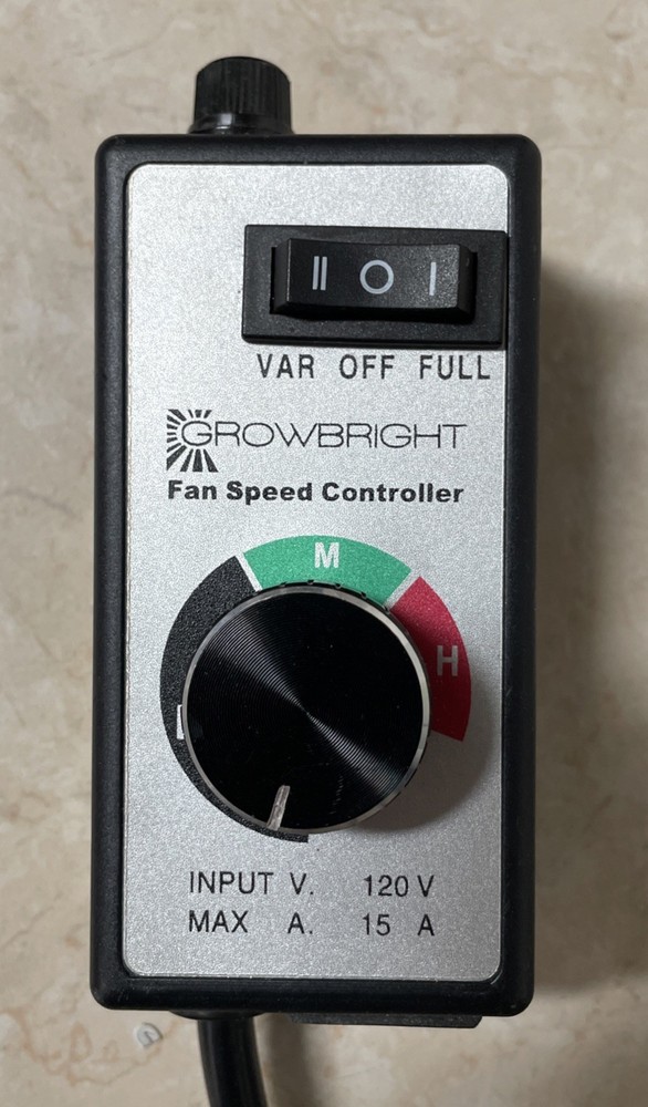 GROWBRIGHT  Variable Fan Speed Controller AC 120V  1500W same as VIVOSUN