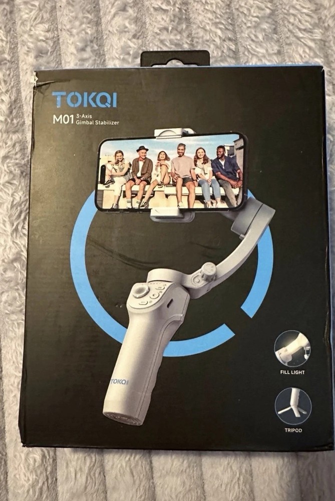 Tokqi M01 3-Axis Gimbal Stabilizer~Open Box