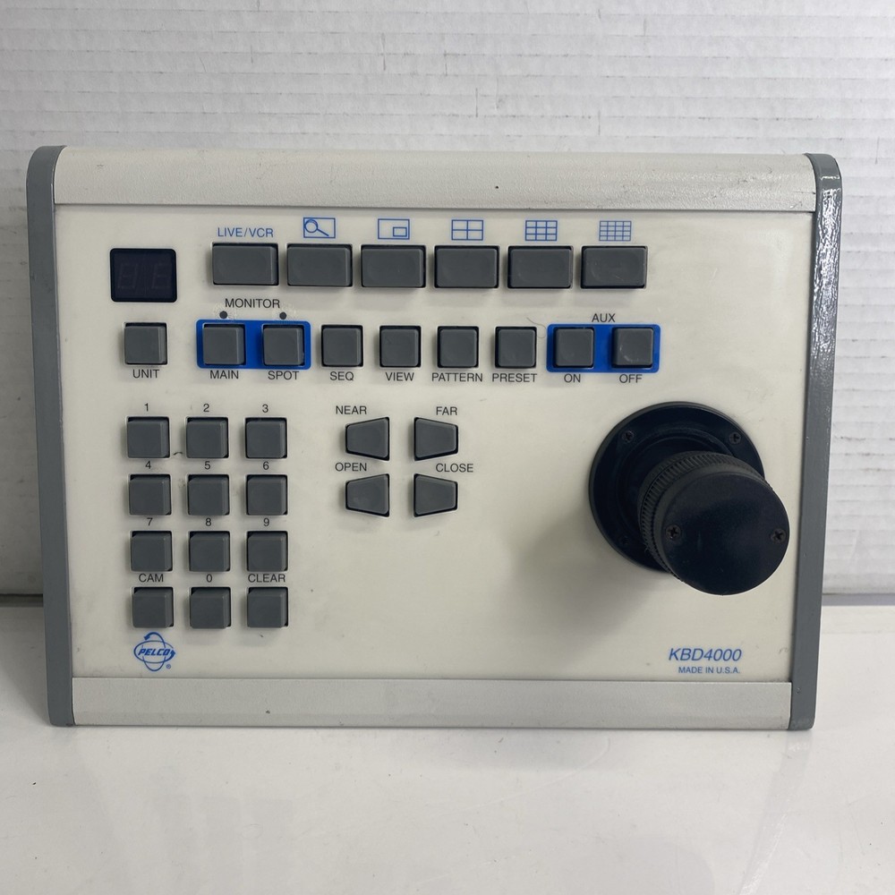 Pelco KBD4000 Multiplexer Keyboard Controller w/ Joystick